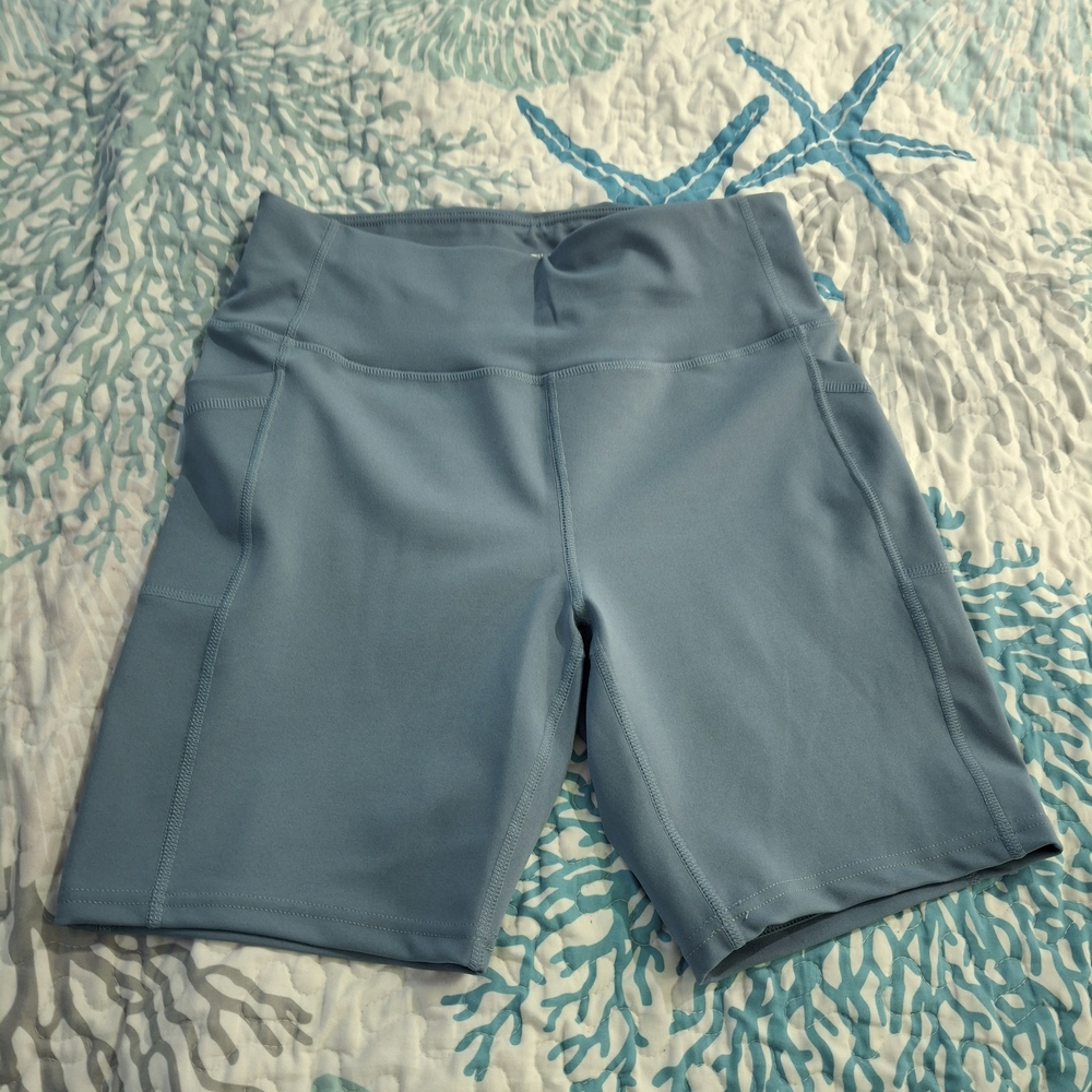 Women's Blue Athletic Shorts